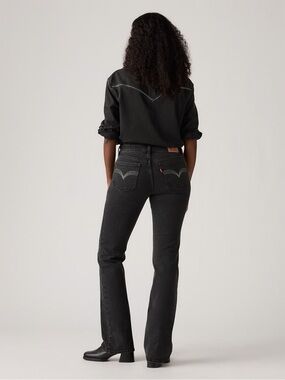 Levi’s Superlow Bootcut Rhinestone Trim Black Jeans